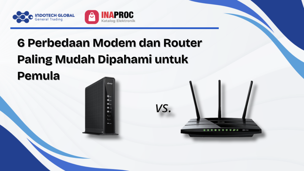 perbedaan modem dan router